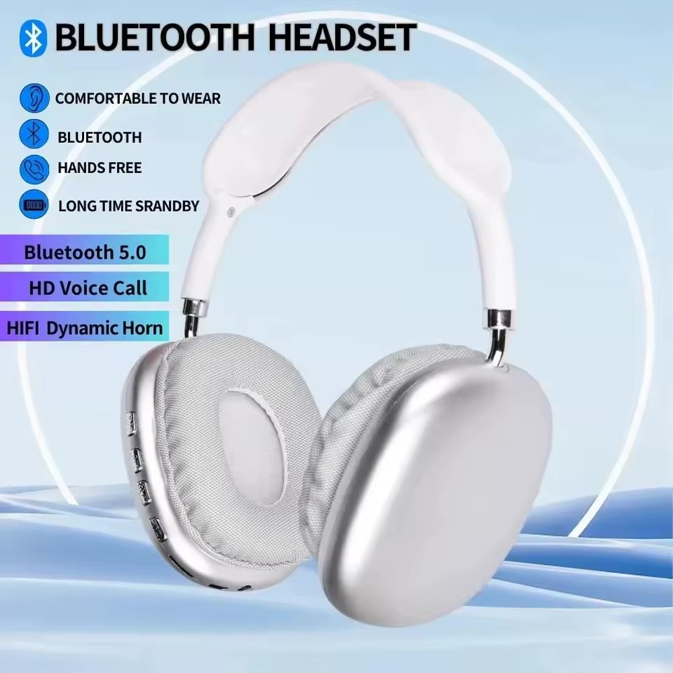 New Bluetooth Wireless Headphones with Microphone Noise Cancelling Stereo Sound Gaming & Sports Headset - Image 2