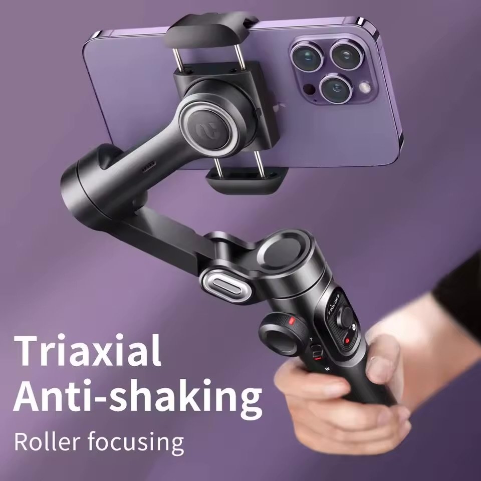 SmartXE 3-Axis Handheld AI Gimbal Stabilizer – AI Face Tracking for iPhone & Android, Perfect for TikTok, Vlogs, and Smooth Video Recording - Image 7