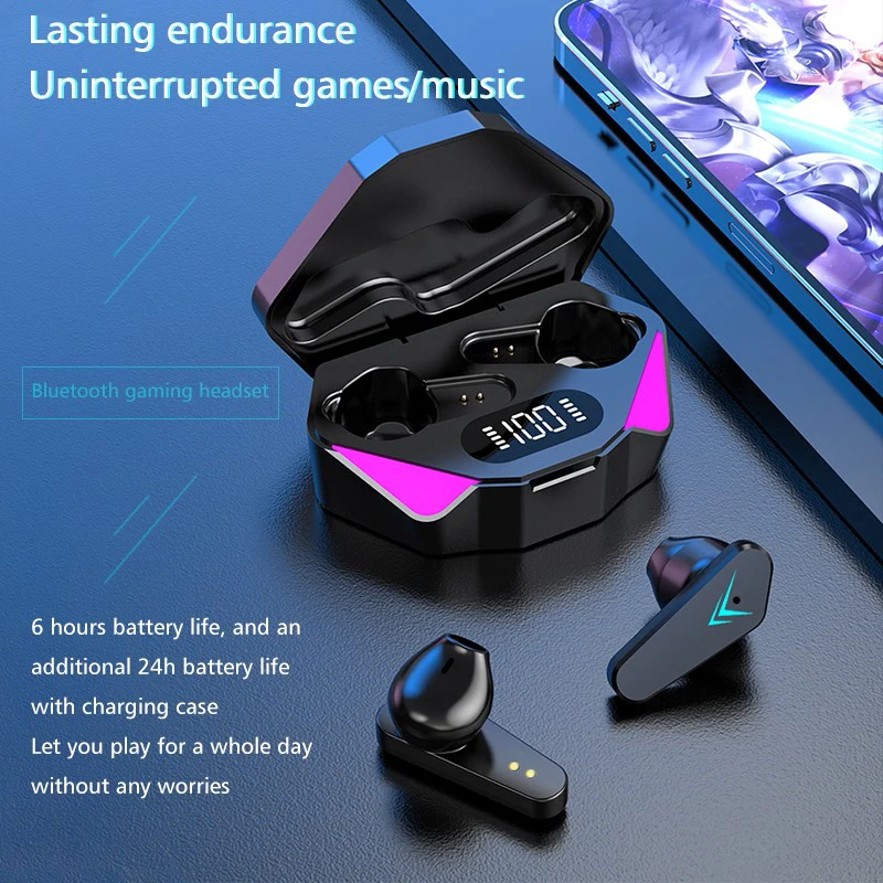 X15 TWS Wireless Bluetooth Headset LED Display Gamer Earbuds with Mic Wireless Headphones Noise Cancelling Bluetooth Earphones - Image 7