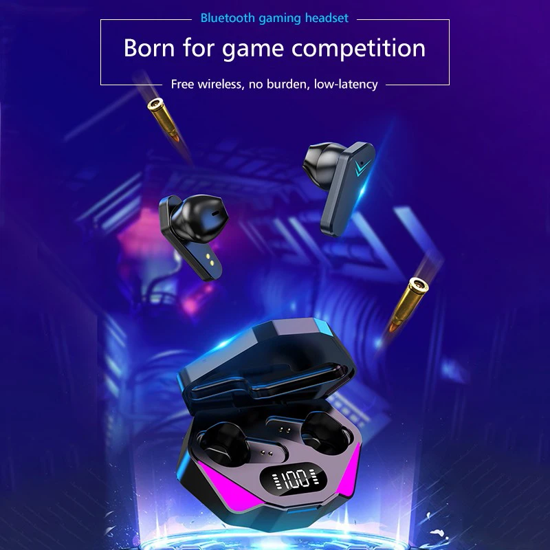 X15 TWS Wireless Bluetooth Headset LED Display Gamer Earbuds with Mic Wireless Headphones Noise Cancelling Bluetooth Earphones - Image 5