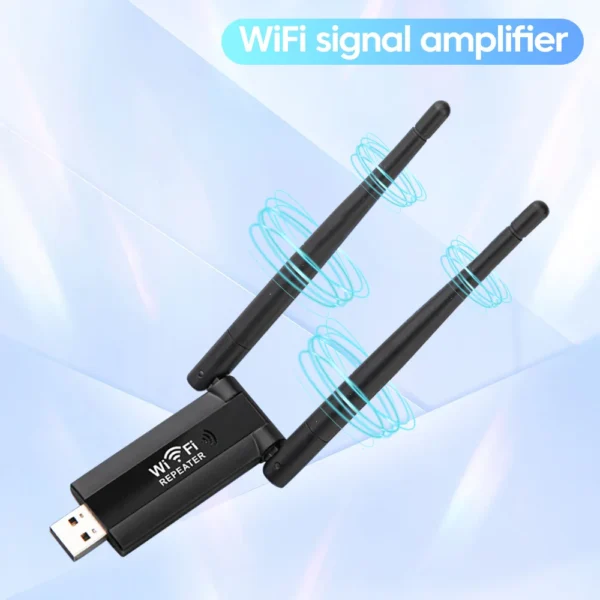 2.4G 300Mbps Wireless USB Wifi Repeater Extender Wifi Signal Amplifier Booster Long Range Wi-Fi Router Home Network Extension - Image 3