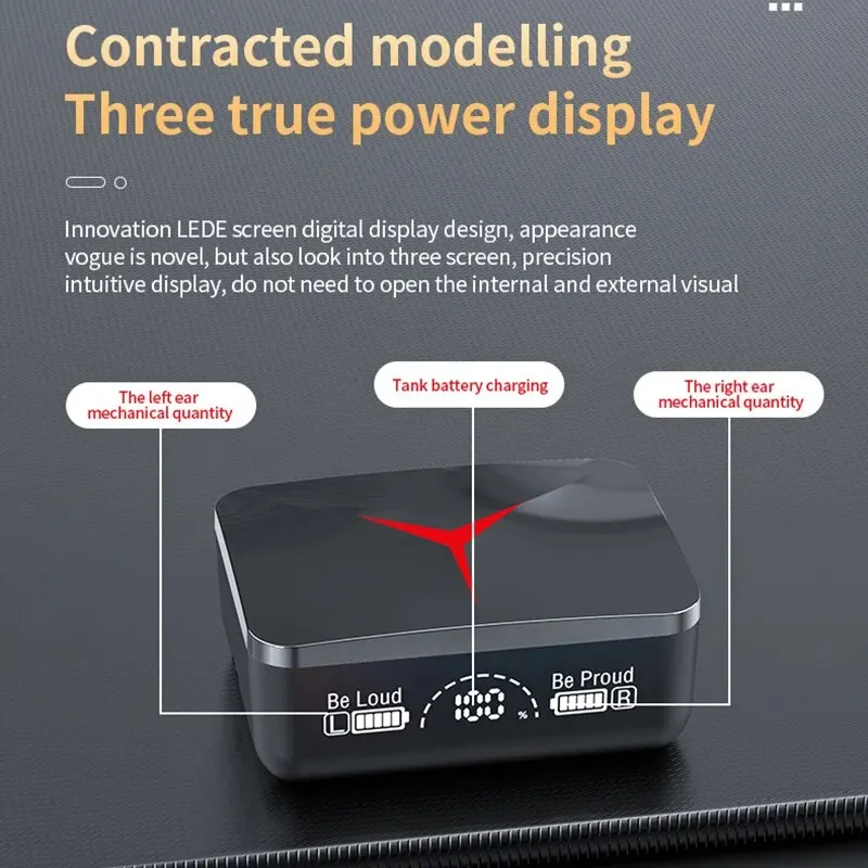 Original TWS M90 Wireless Headphones Gaming Earphone Bluetooth 5.3 Sport Earbuds with Mic Wireless Headset for Iphone Xiaomi - Image 7